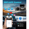 Dash Cam Auto, 4K Dashcam con 64G Scheda, Dashcam Auto con WiFi & App